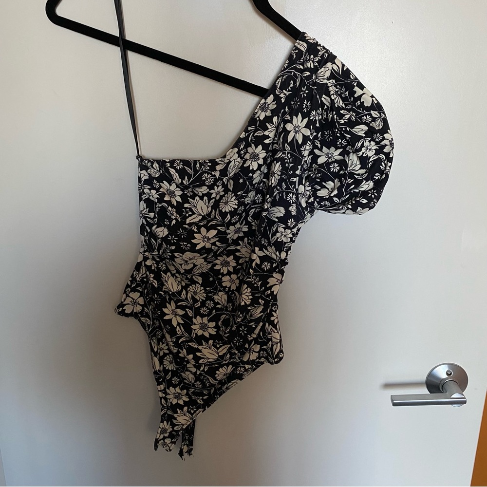 Free People One Shoulder Bodysuit
